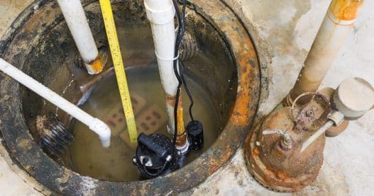 Sump pump installation