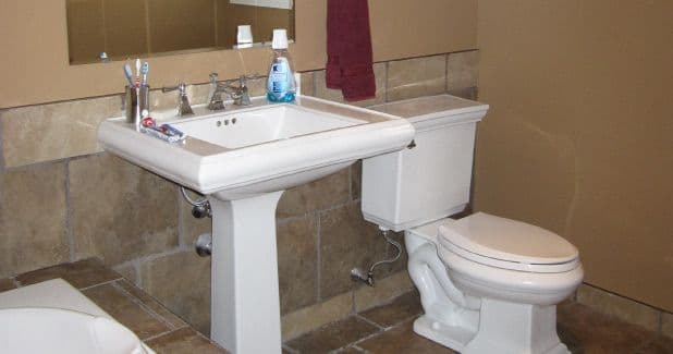 Bathroom remodel by Boyle Plumbing